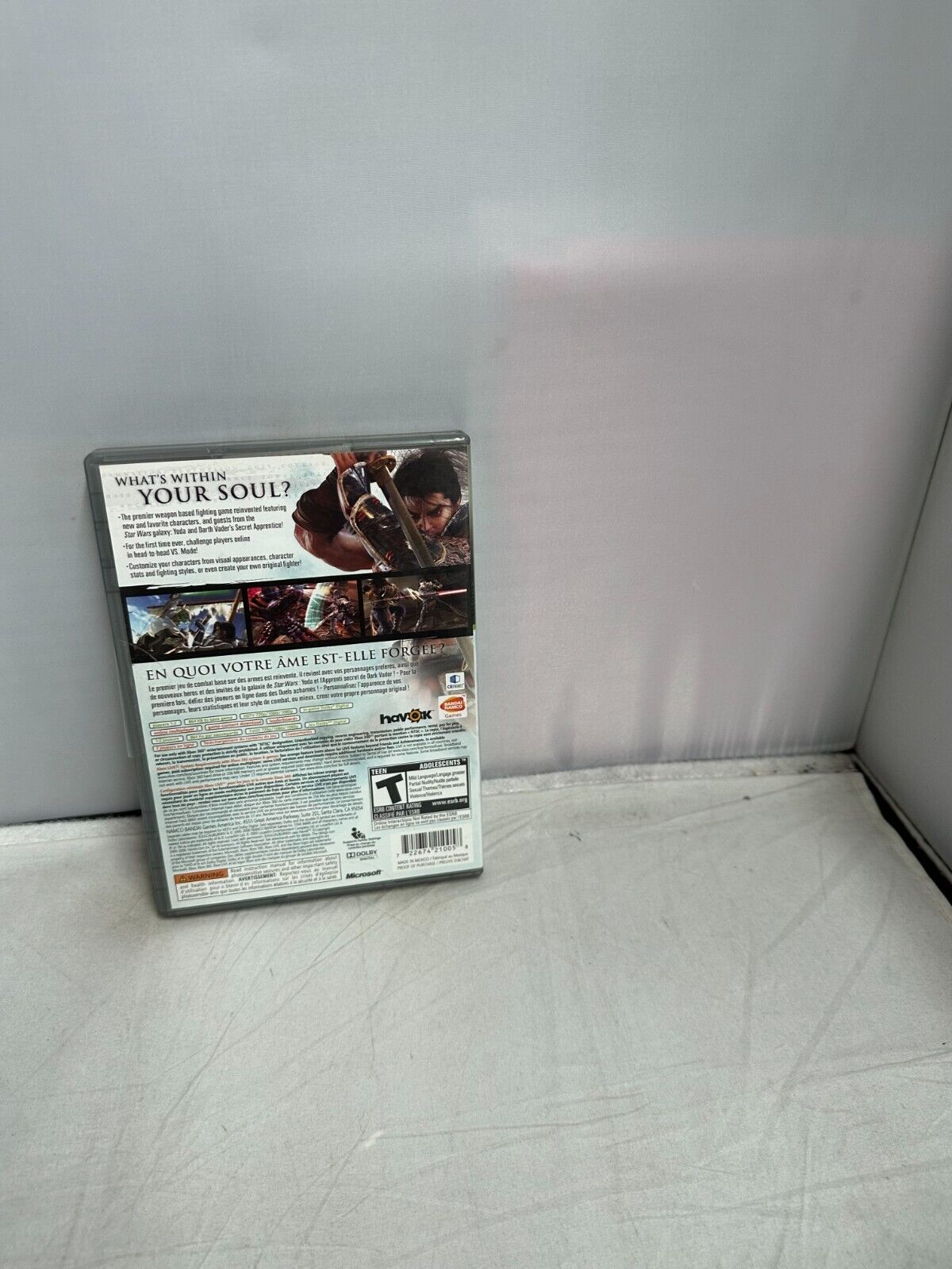 (LUP) Soul Calibur IV (Microsoft Xbox 360, 2008)