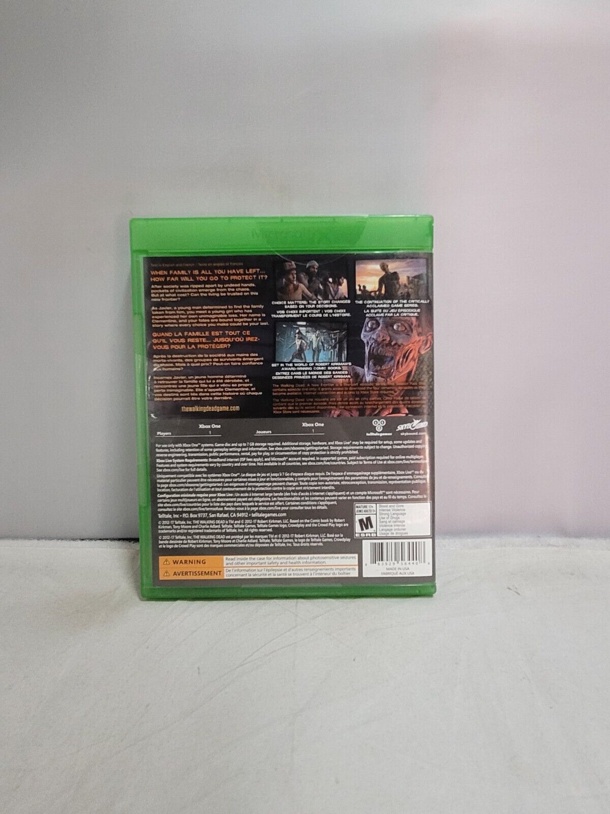 (LUP)Walking Dead the Telltale Series: A New Frontier (Microsoft Xbox One)