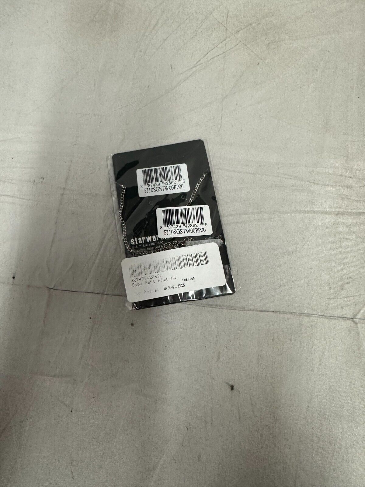 (LUP) Star Wars Boba Fett Necklace Small Pendent