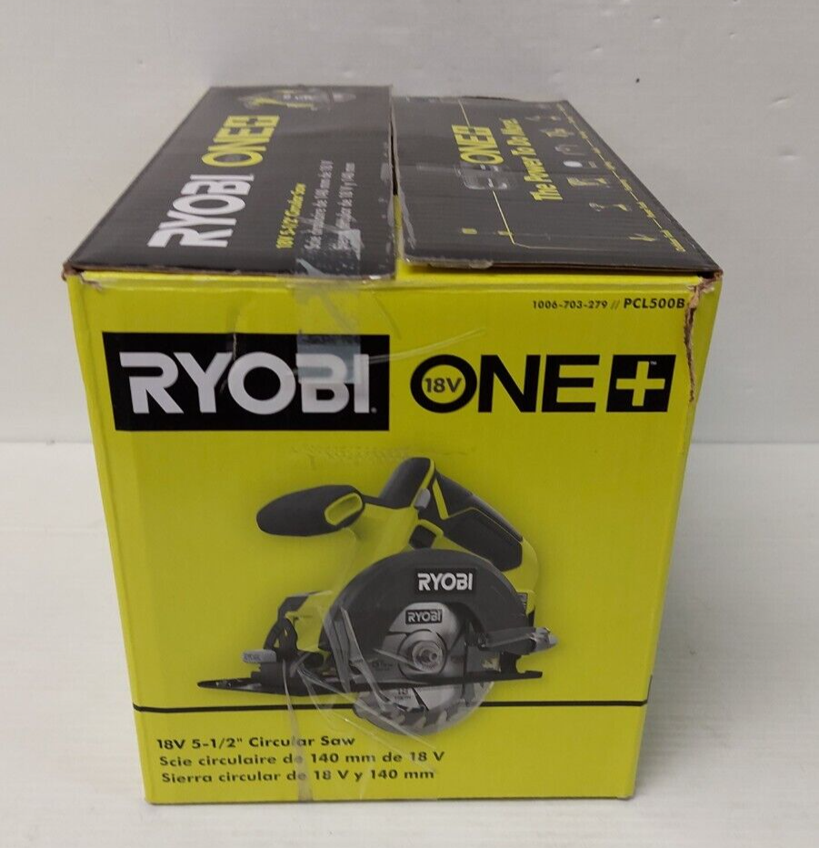 (N81086-3) Ryobi PCL500 Circular Saw In Box New Opened