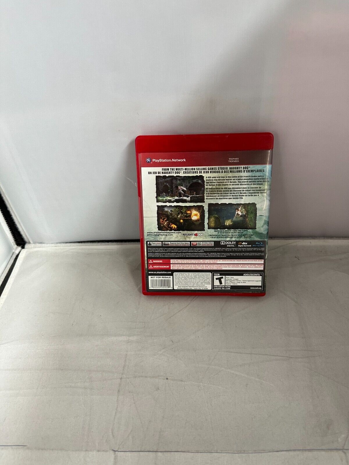 (LUP) ncharted: Drake's Fortune Greatest Hits Edition (Sony PlayStation 3, 2009)