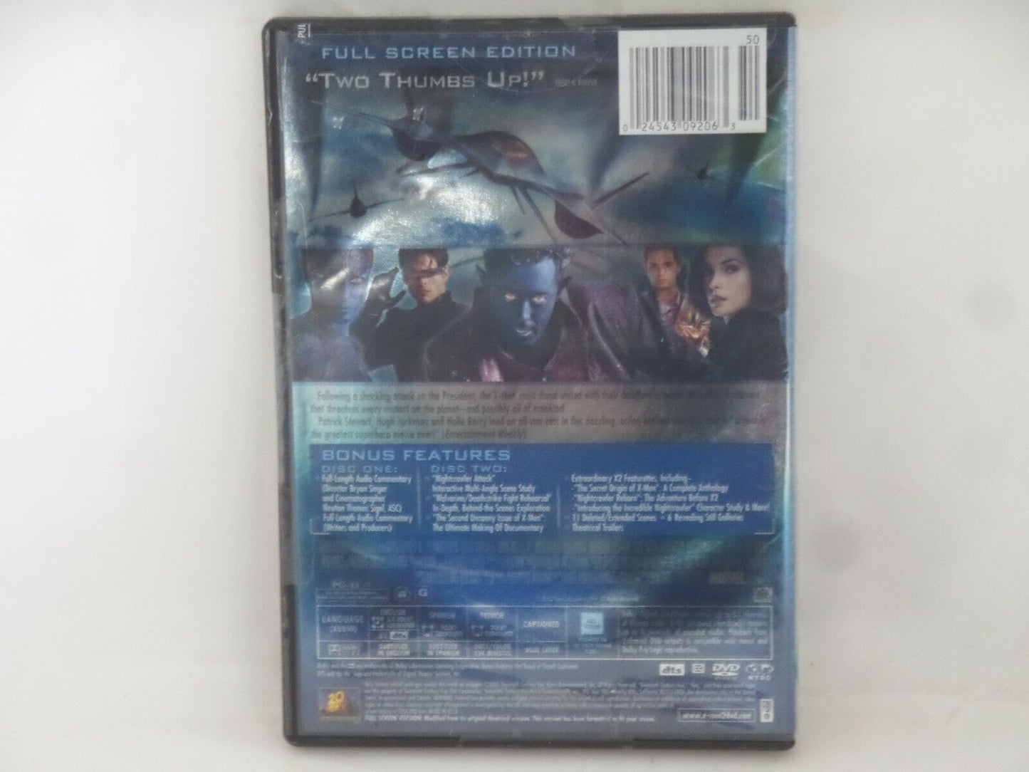 (LUP) X2: X-Men United (DVD, 2003, 2-Disc Set, Pan Scan)
