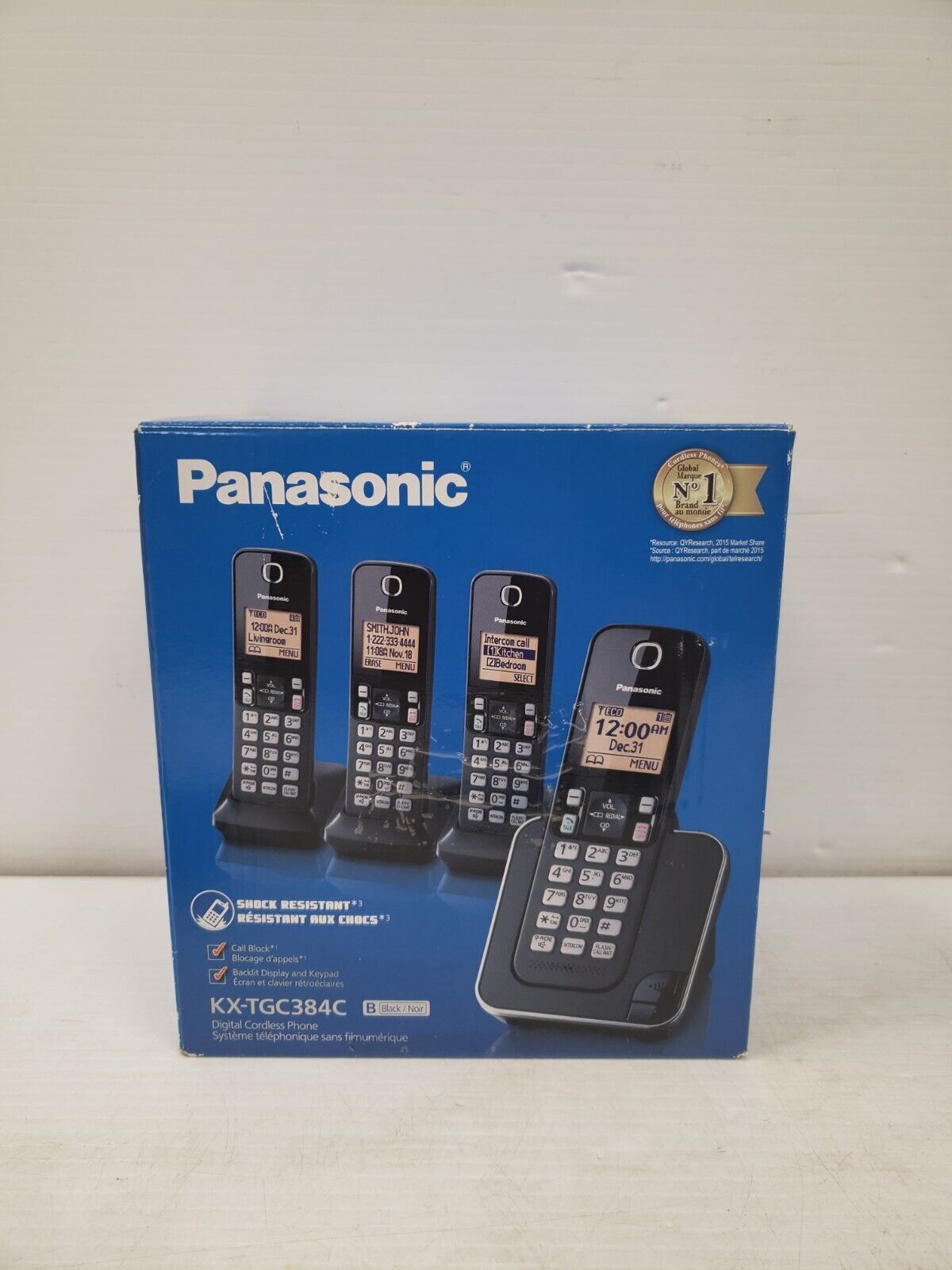 (I-33148) Panasonic KX-TGC384C Telephone