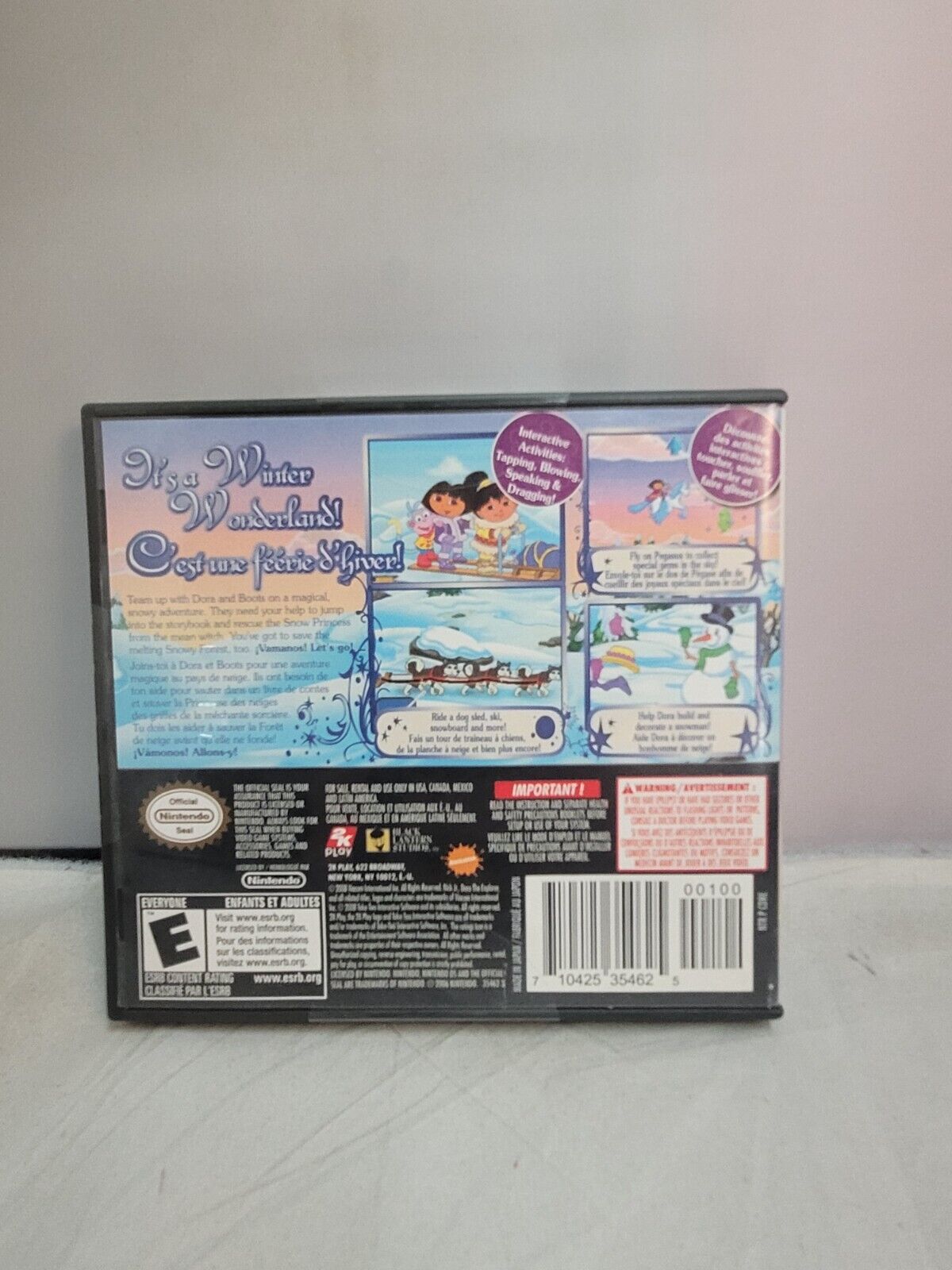 (LUP) Dora l'exploratrice : Dora sauve la princesse des neiges (Nintendo DS, 2008)