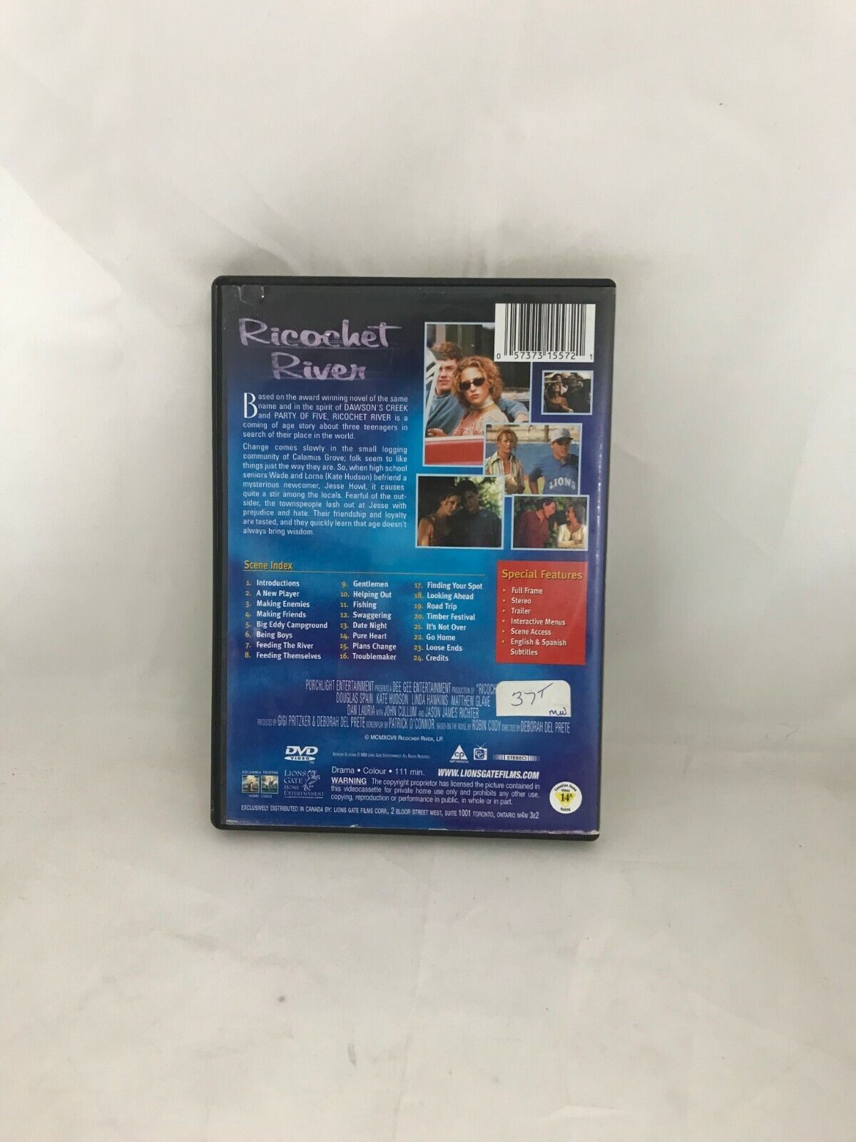 (LUP) Ricochet River (DVD, 2001, Canadian)