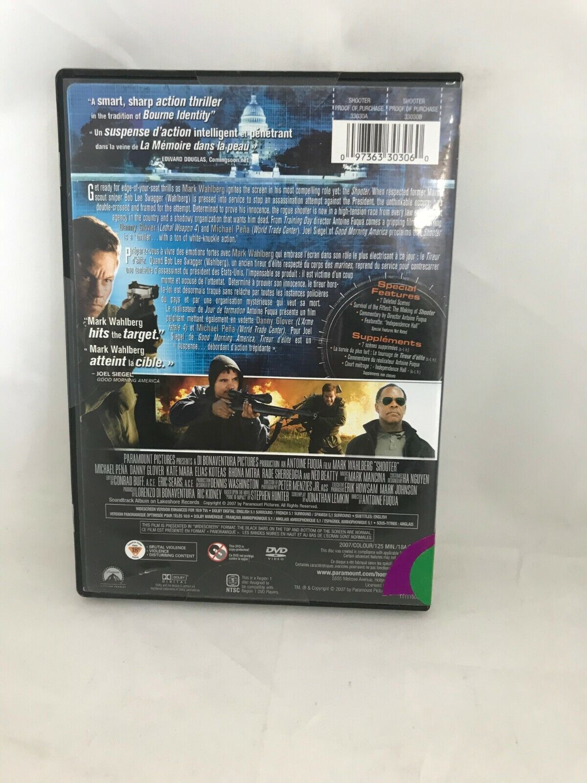 (LUP) Shooter (DVD, 2007)