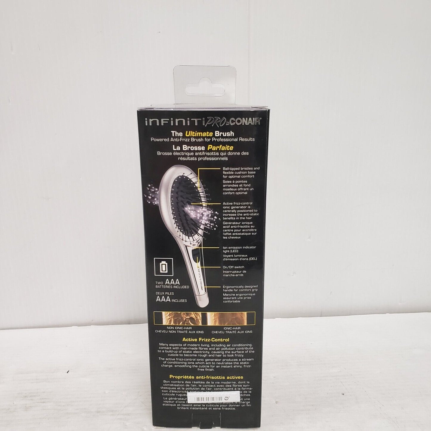 (I-30084) Brosse anti-frisottis alimentée Conair HB50ECC