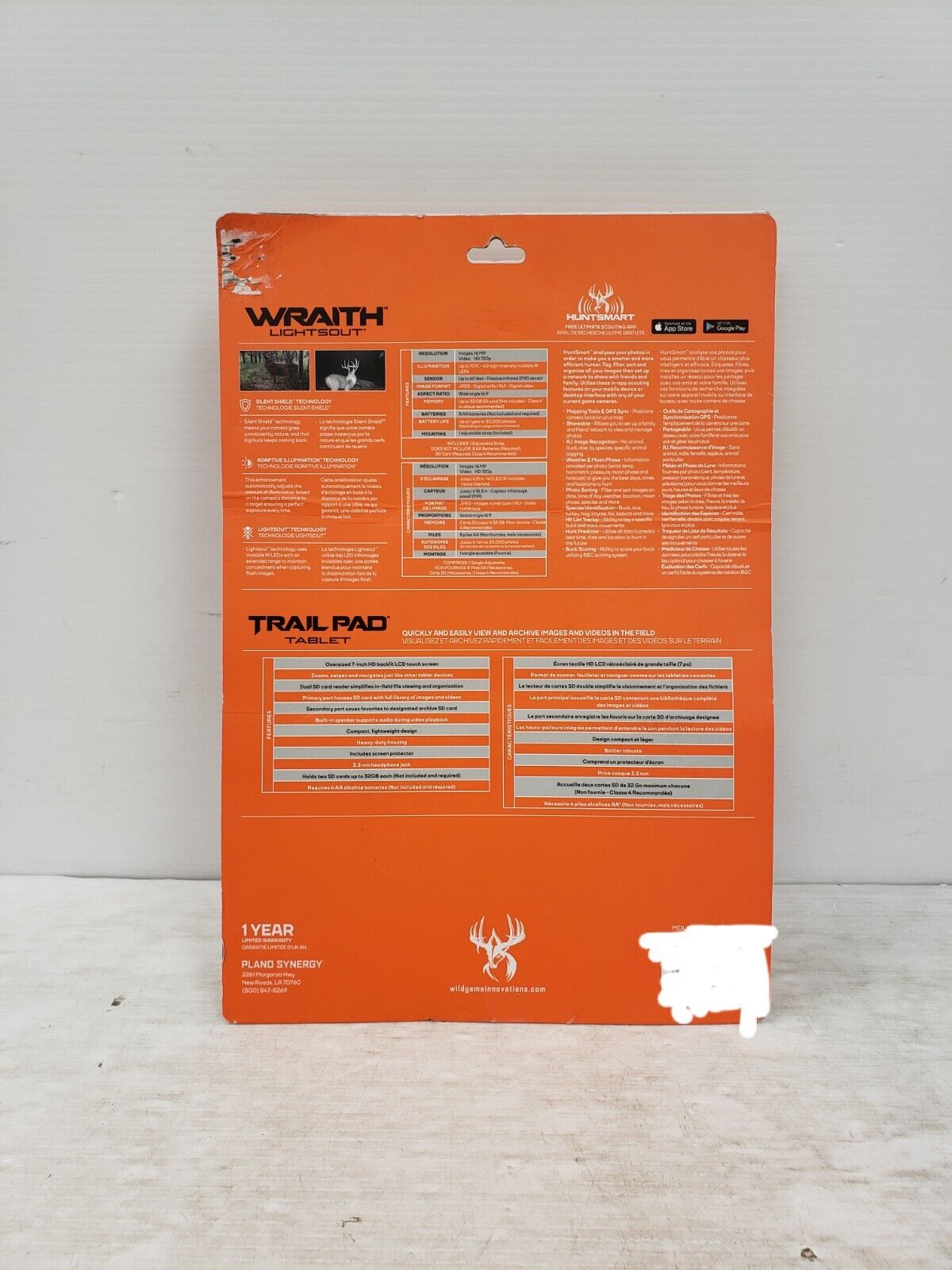 (I-32336) Caméra de surveillance Wildgame Wraith Lightsout Trail