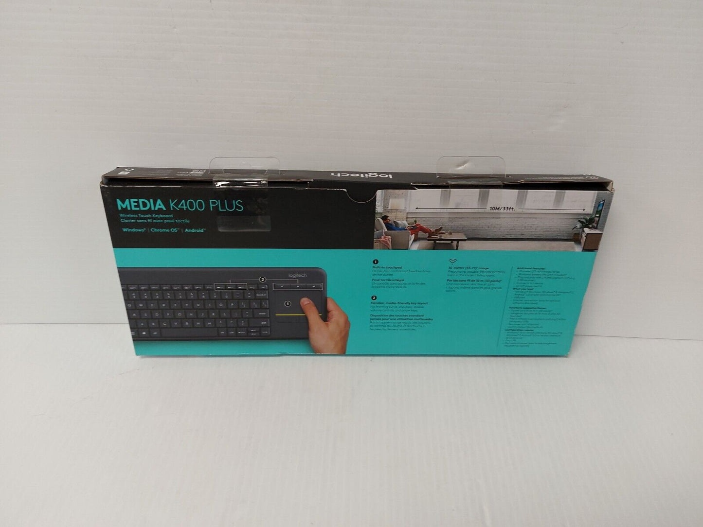 (N70561-3) Logitech K400 Plus Wireless Keyboard
