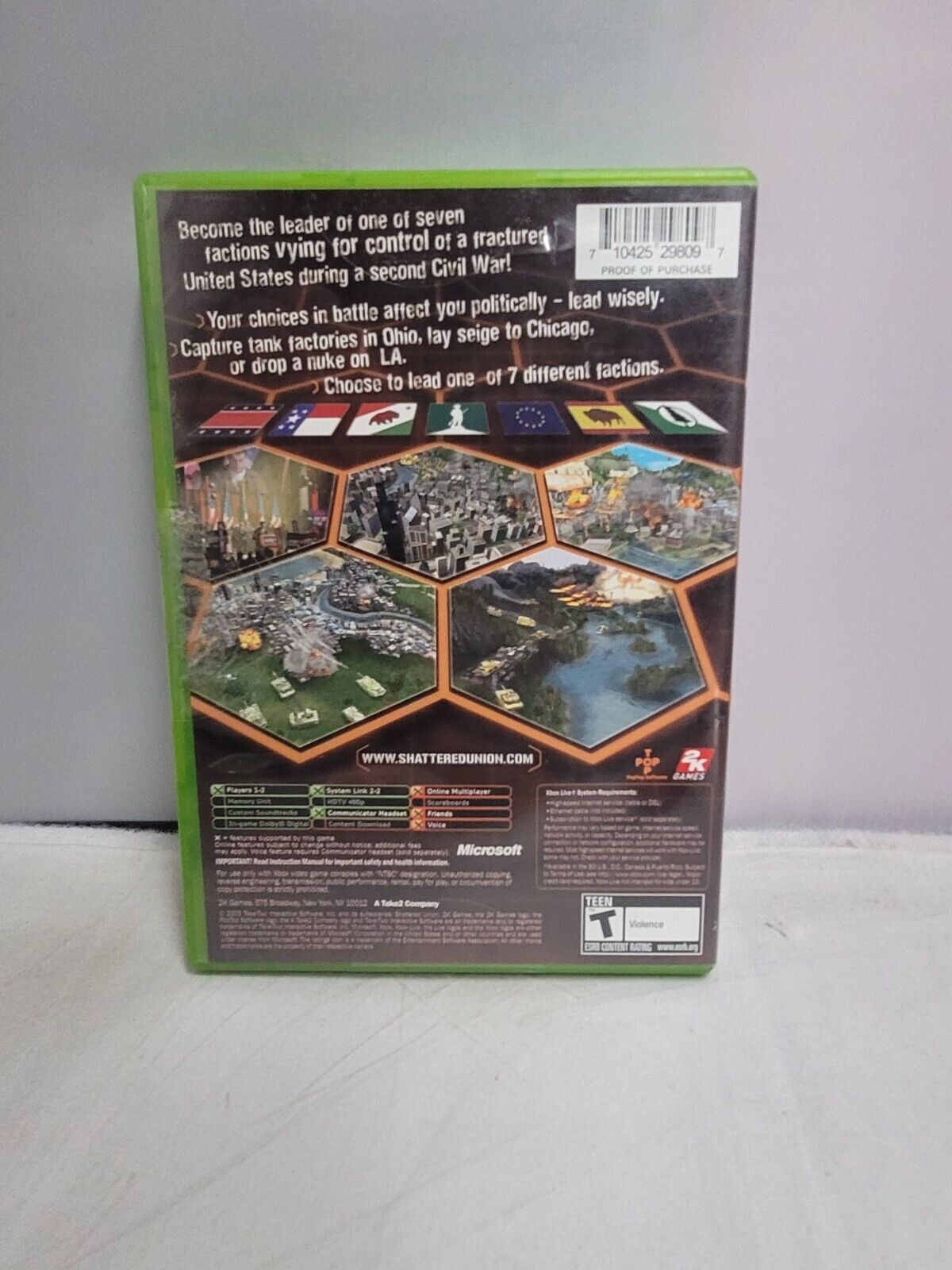 (LUP)Shattered Union (Microsoft Xbox, 2005)