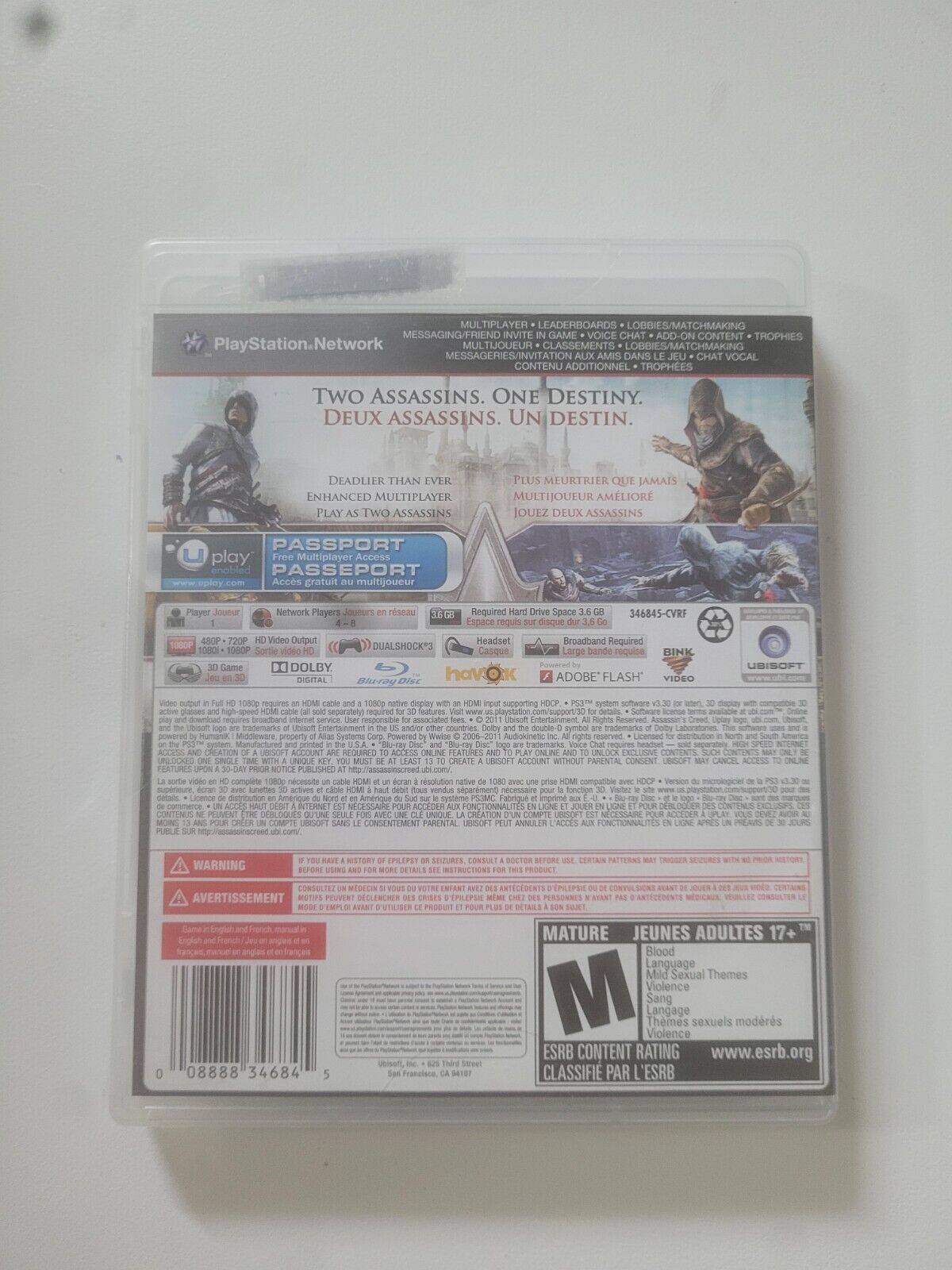 (LUP)Assassin's Creed : Révélations (Sony PlayStation 3, 2011)