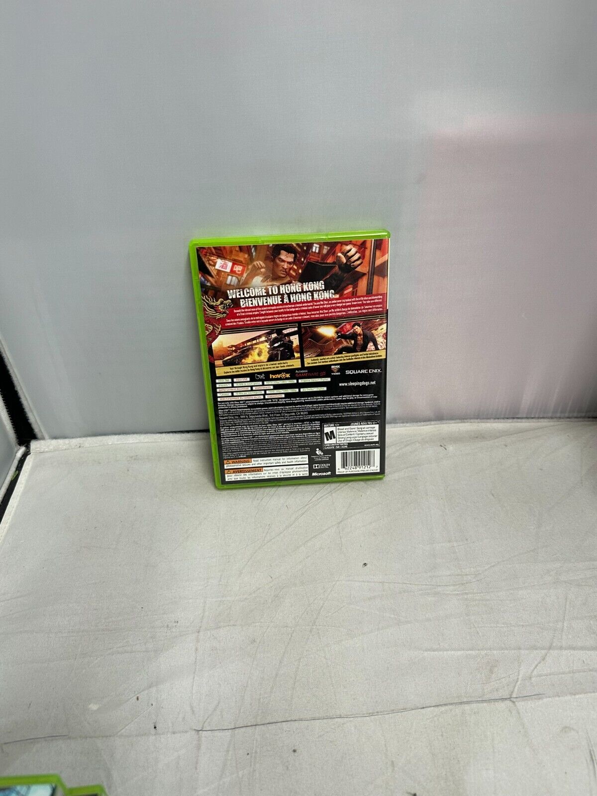 (LUP) Sleeping Dogs (Microsoft Xbox 360, 2012)