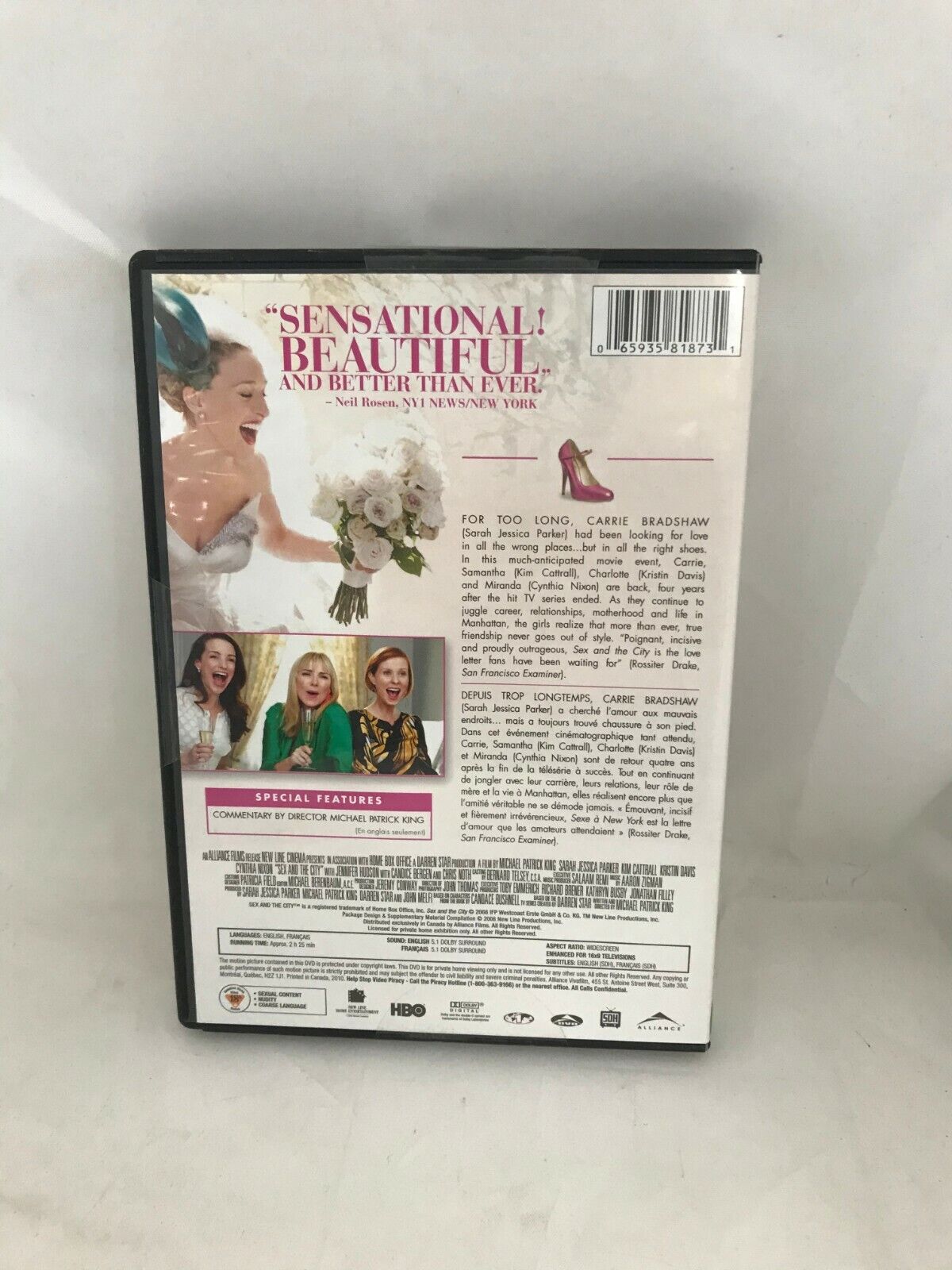 (LUP) Sex and the City - The Movie (DVD, 2008)