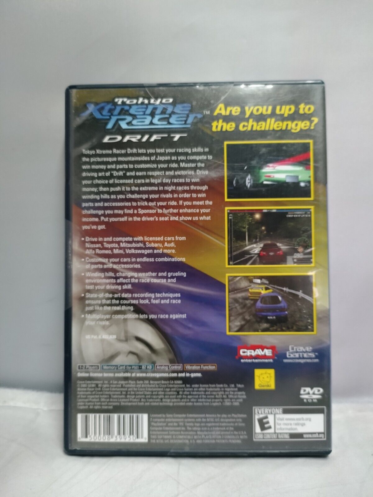 (LUP) Tokyo Xtreme Racer DRIFT (Sony PlayStation 2, 2006)