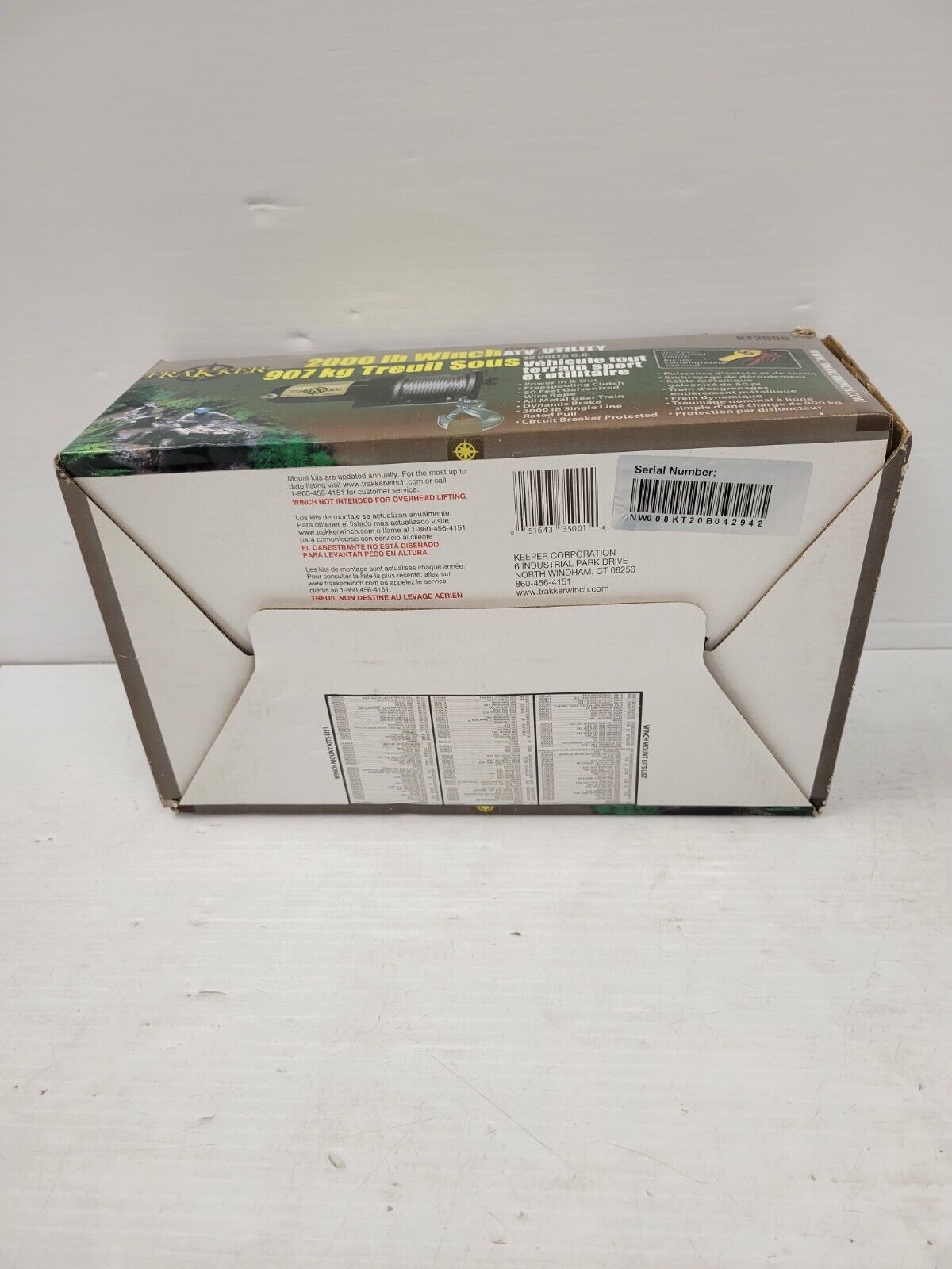 (57105-1) Trakker KT2000 Winch