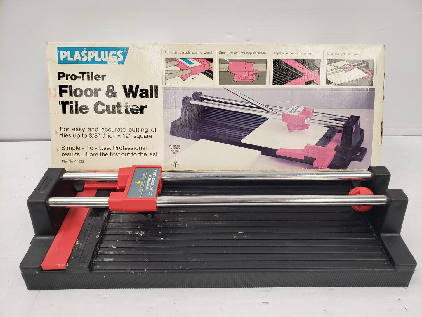 (63086-4) Plasplugs Pro-Tiler Floor & Wall Tile Cutter
