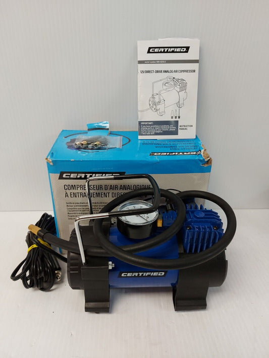 (N84224-1) Certified 009-5210-2 12V Direct-Drive Analog Air Compressor