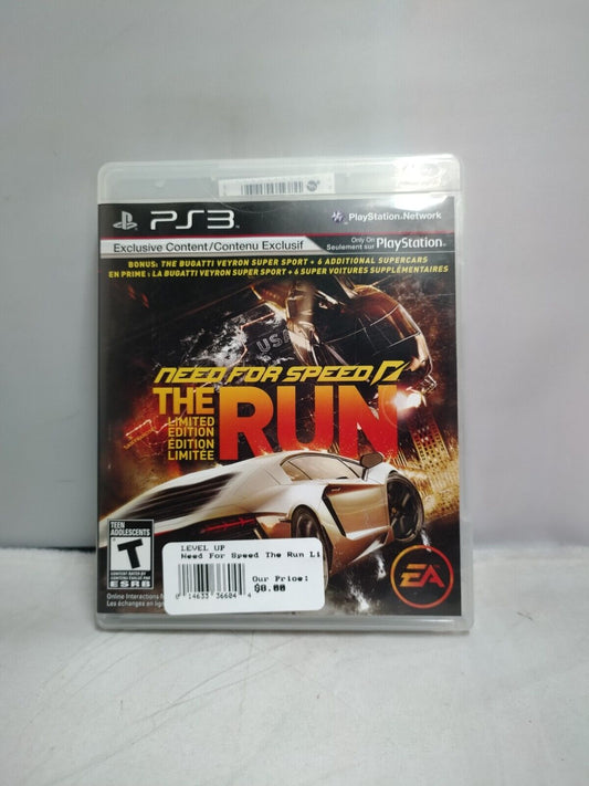 (LUP) Need for Speed: The Run (Limited Edition) - PlayStation 3
