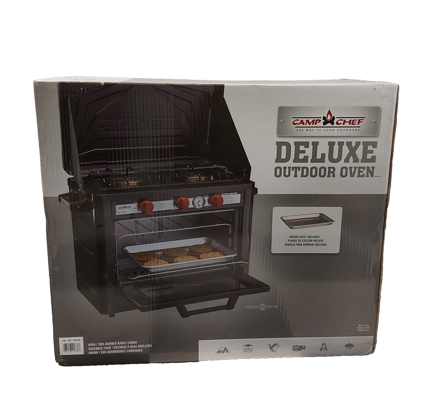 (N85887-1) Camp Chef Deluxe Outdoor Oven Stove