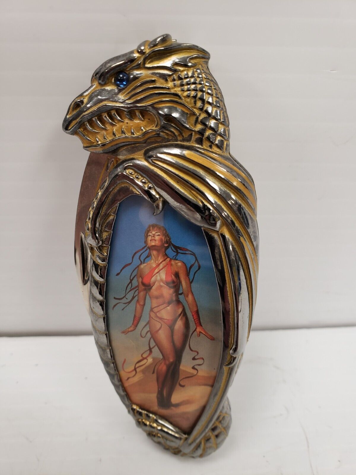 (I-35844) Franklin Mint The Siren Of The Sand Knightstone Collection Knife