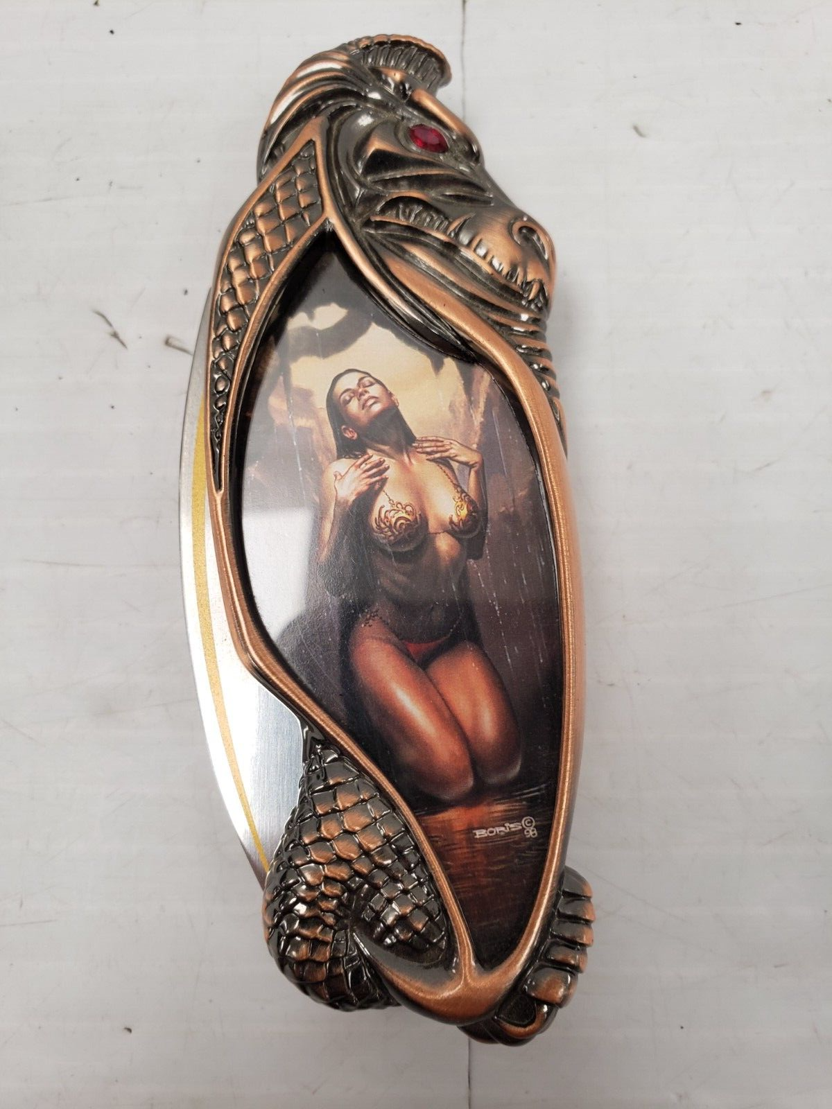 (I-35837) Franklin Mint The Mistress Of Rain Knightstone Collection Knife