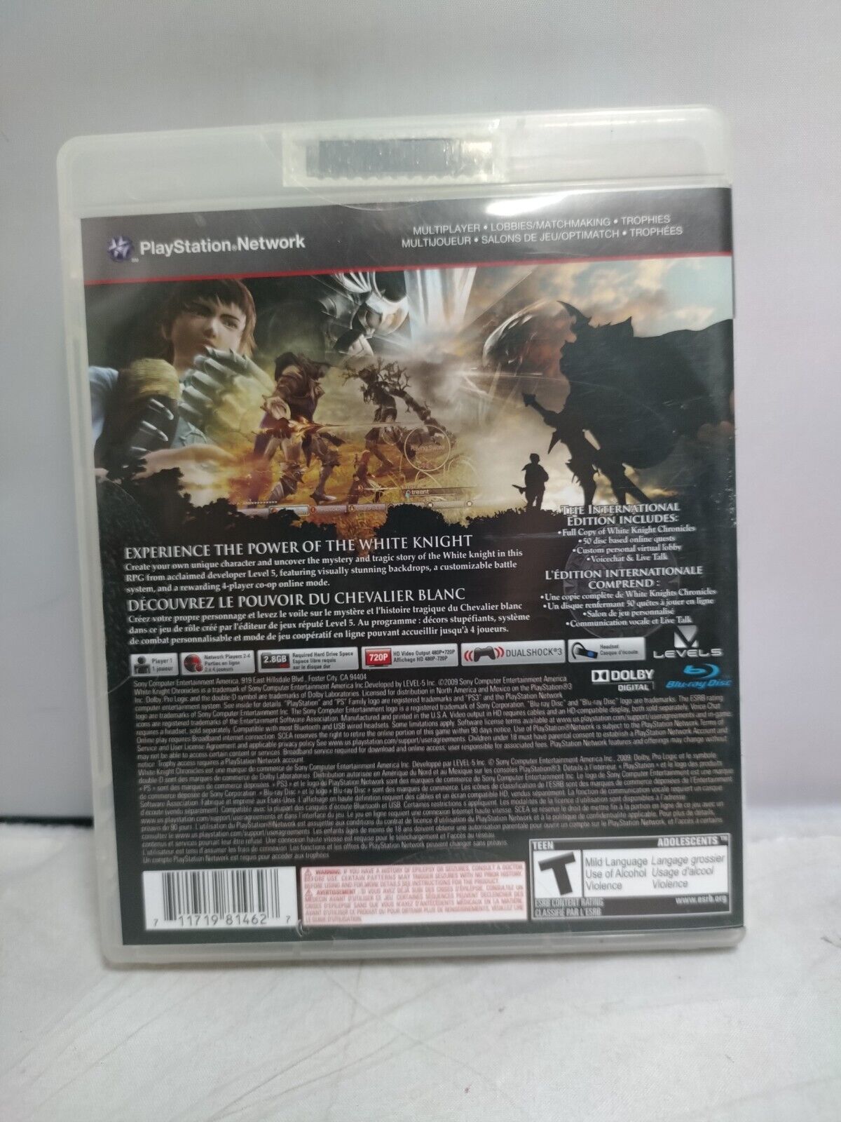 (LUP) White Knight Chronicles (Sony PlayStation 3, 2010)