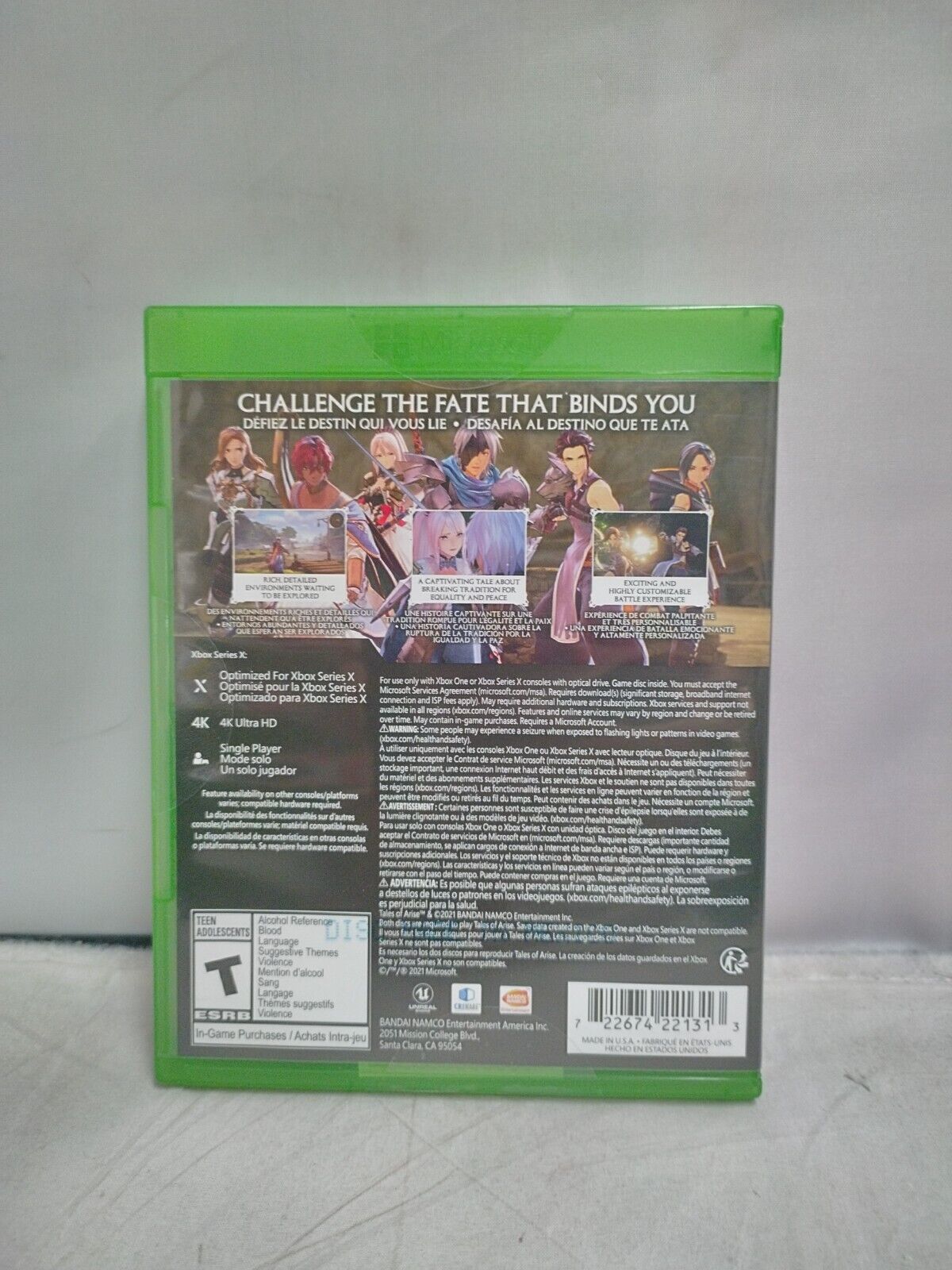 (LUP) Contes d'Arise - (Microsoft, Xbox One)