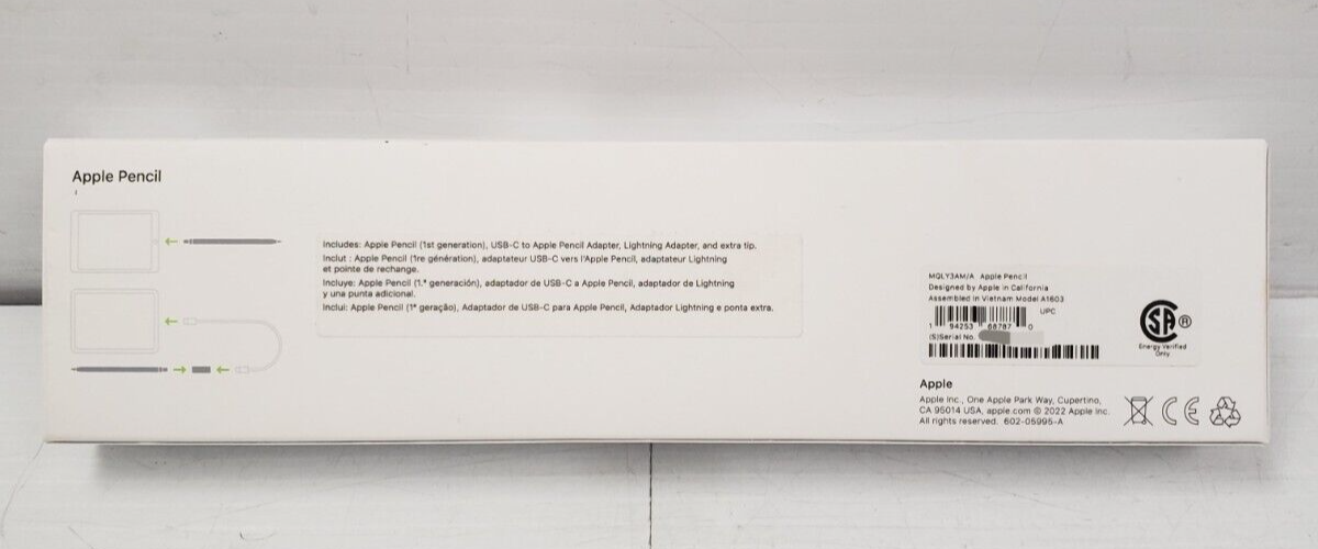 (60509-1) Apple A1603 Pencil