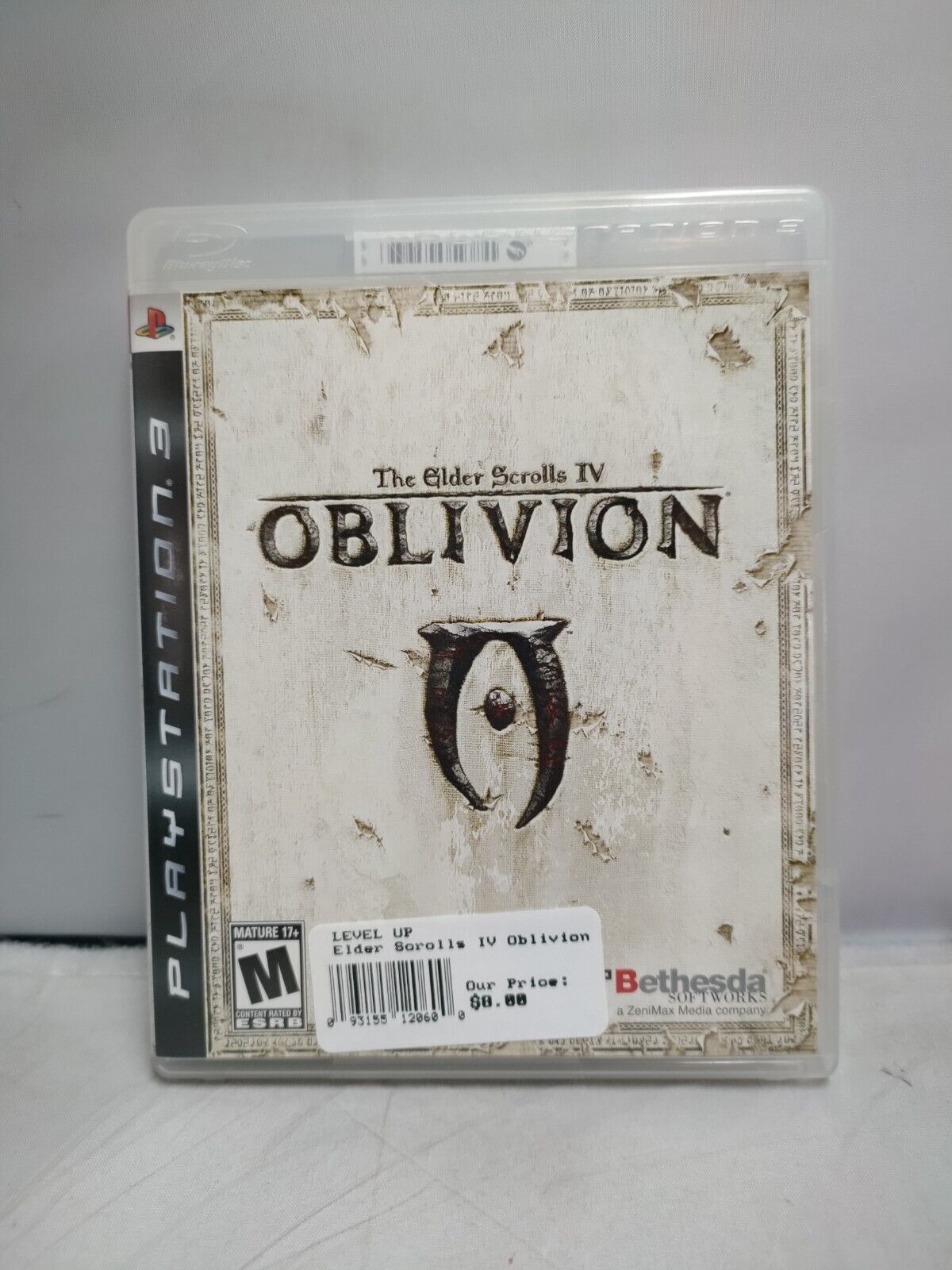 (LUP) The Elder Scrolls IV : Oblivion (Sony PlayStation 3, 2007)