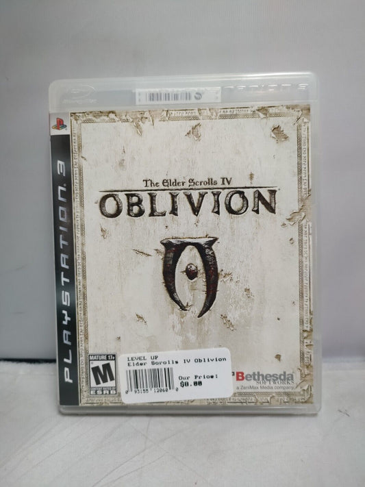 (LUP) The Elder Scrolls IV : Oblivion (Sony PlayStation 3, 2007)