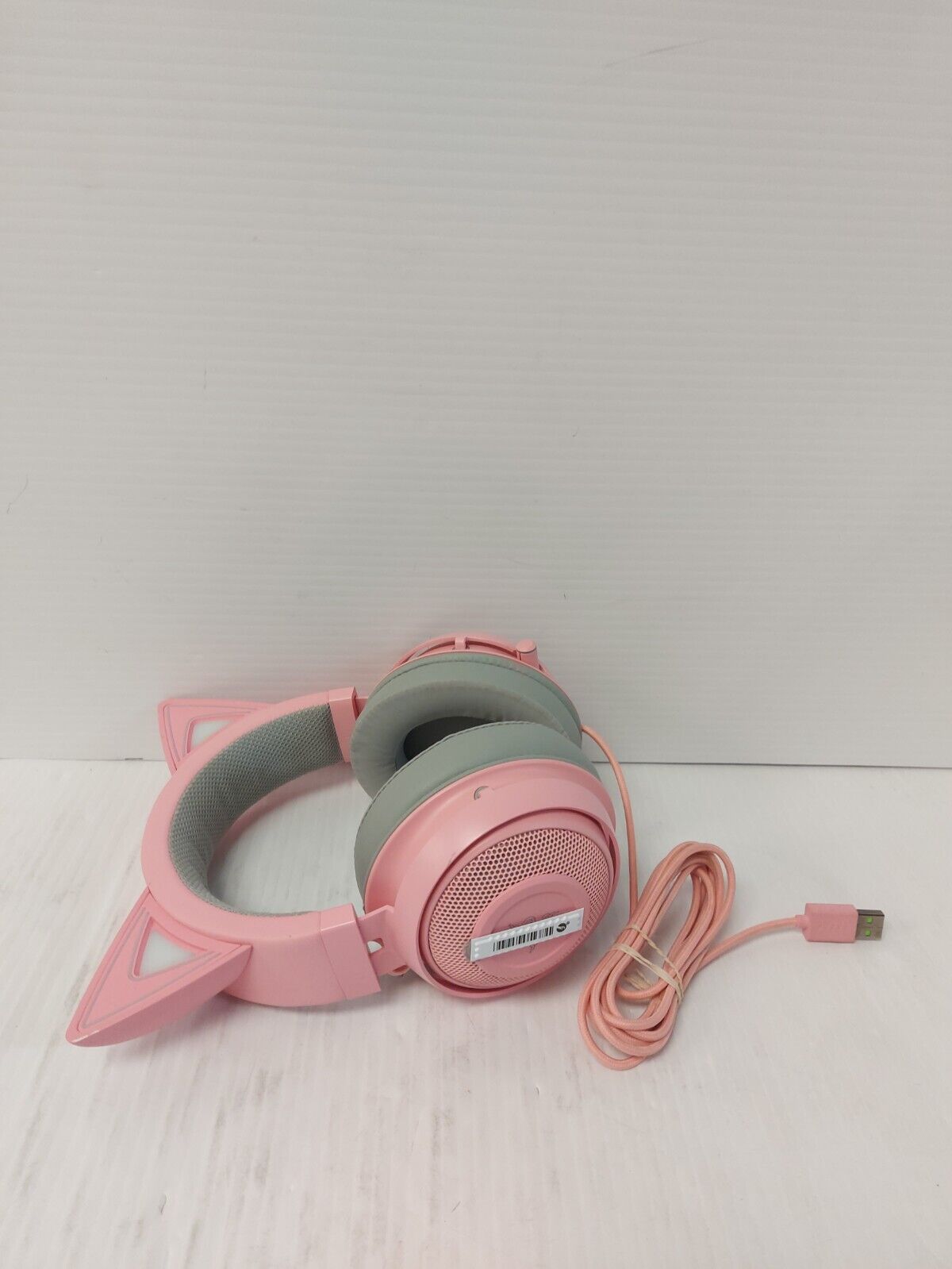 (N86351-3) Razer Kitty Ear Pink Headphones