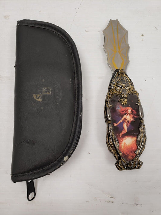 (I-35853) Franklin Mint Sorceress Of The Universe Knightstone Collection Knife
