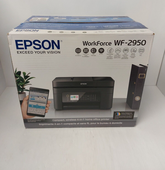 (NI-21760) Epson WF-2950 Compact Wireless 4 in 1 Printer