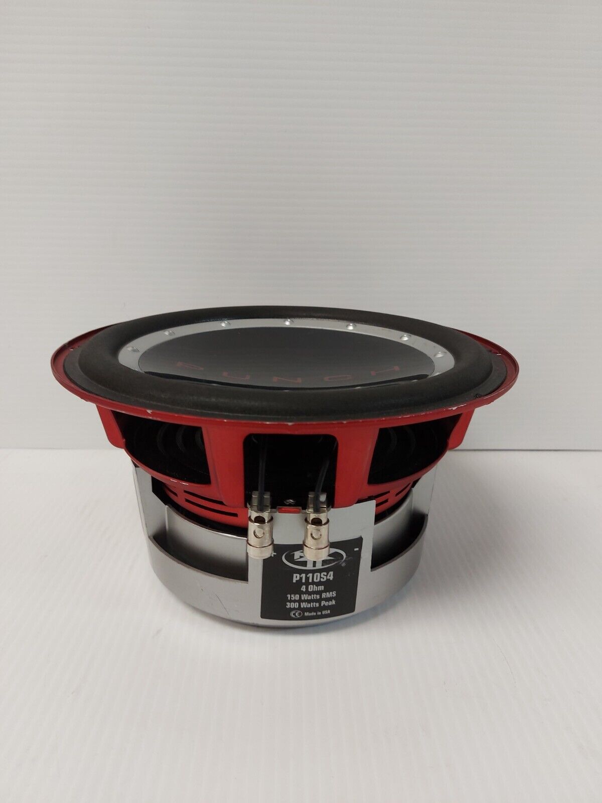 (N84355-6) Punch P110S4 10" Car Sub