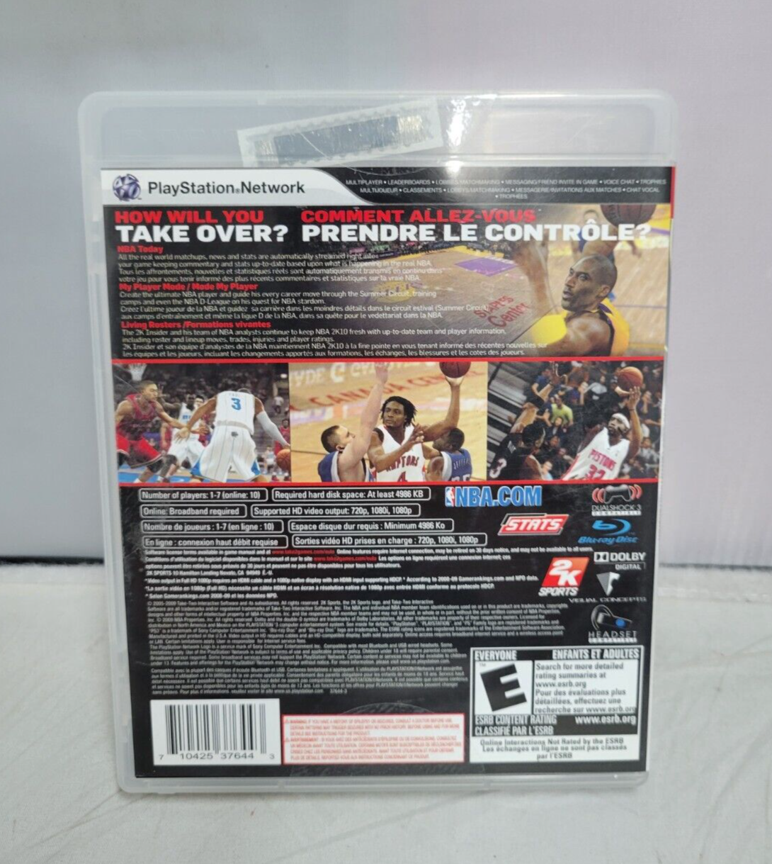 (LUP) NBA 2K10 (Sony PlayStation 3, 2009)