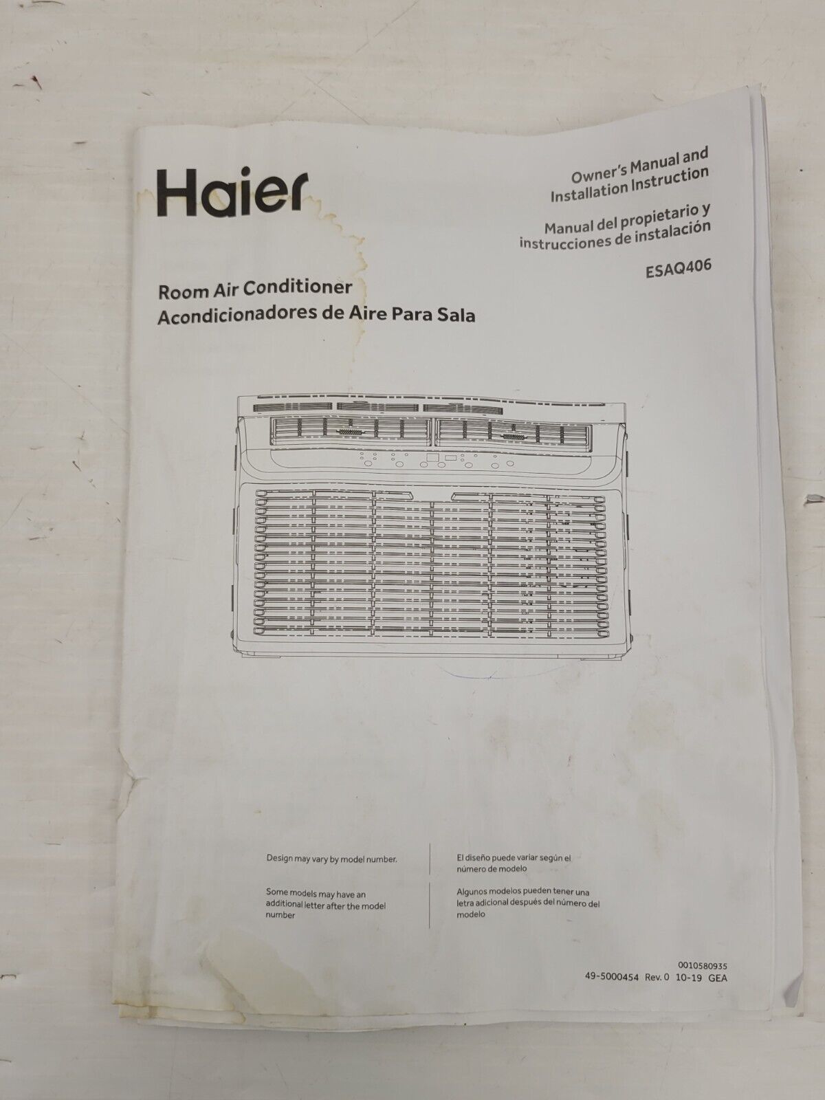 (53132-1) Haier ESAQ406T2Q1 Air Conditioner