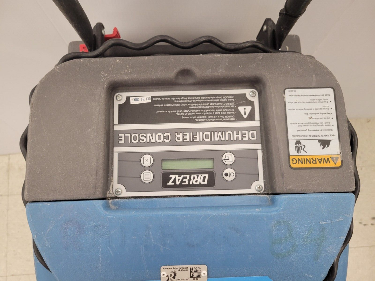 (66823-1) Driez F292 Dehumidifier