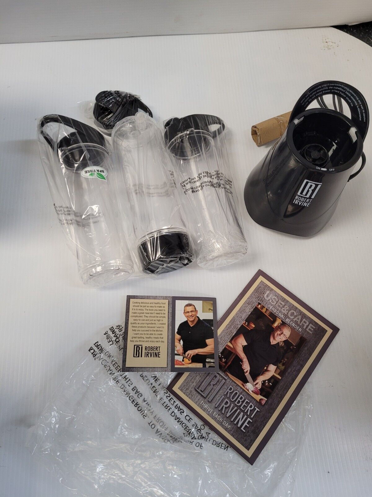 (I-35687) Robert Irvine RIPB0030BLK Blender