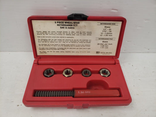 (64786-2) Mac Tools TR2587 Wheel Stud Rethreader Kit - 5 Pc