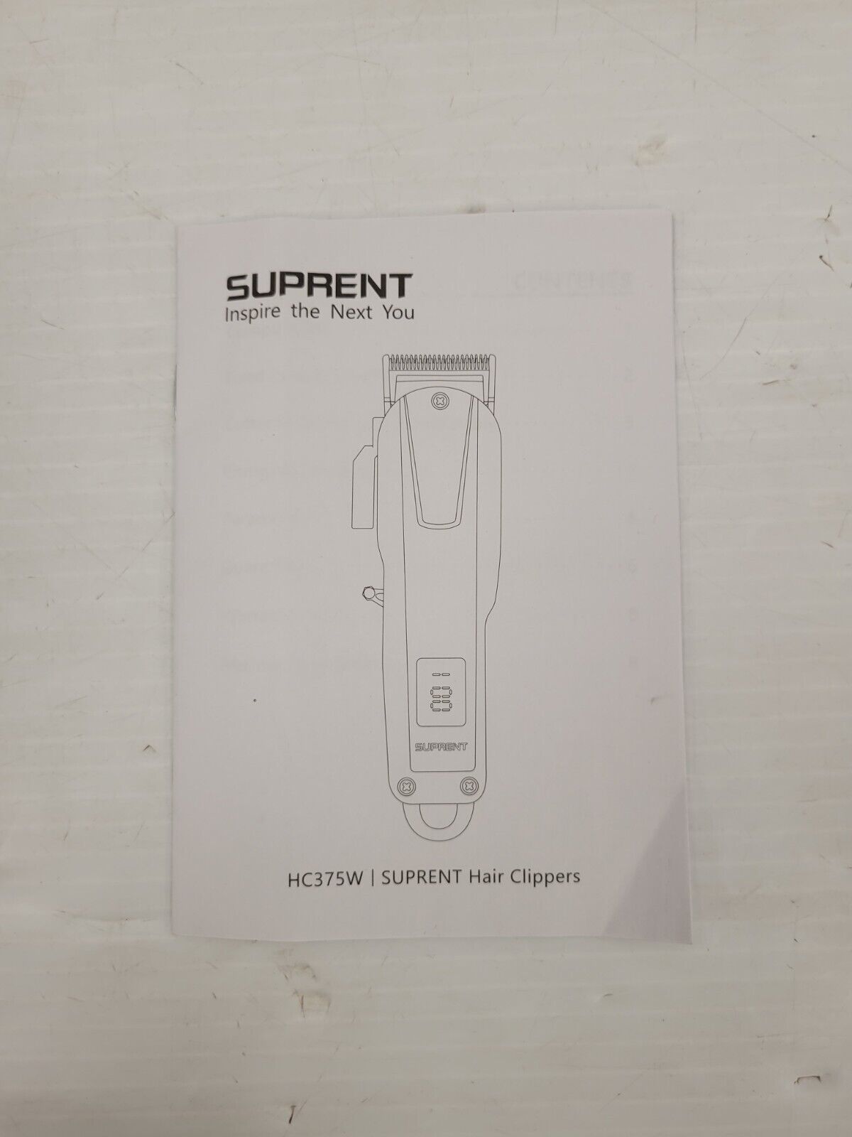 (58912-2) Suprent HC375WA Hair Trimmer