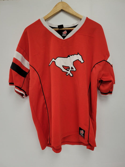 (58321-2) CFL Stampeders Jersey-Size Large