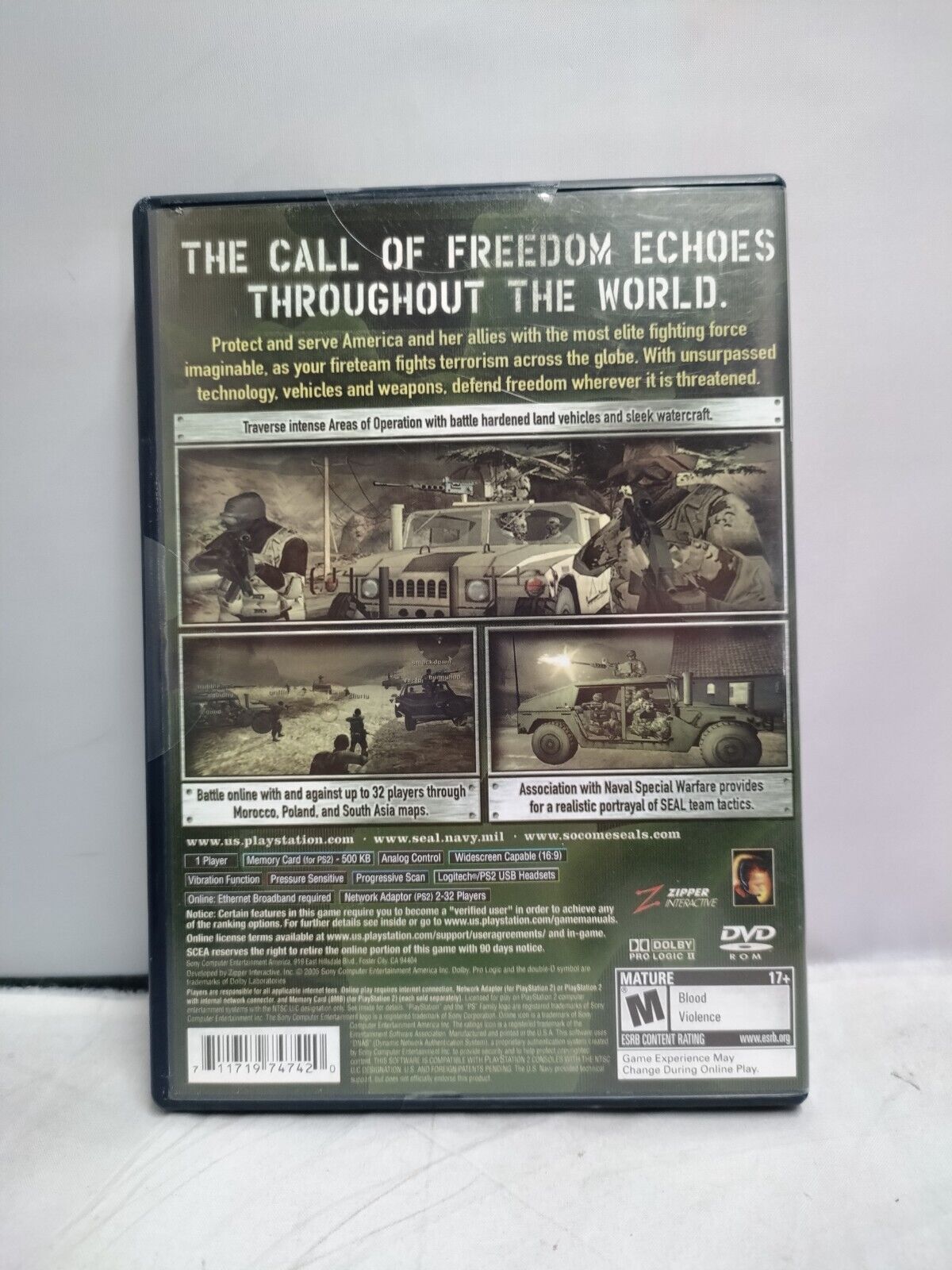 (LUP) SOCOM 3: U.S. Navy SEALs (Sony PlayStation 2, 2005)