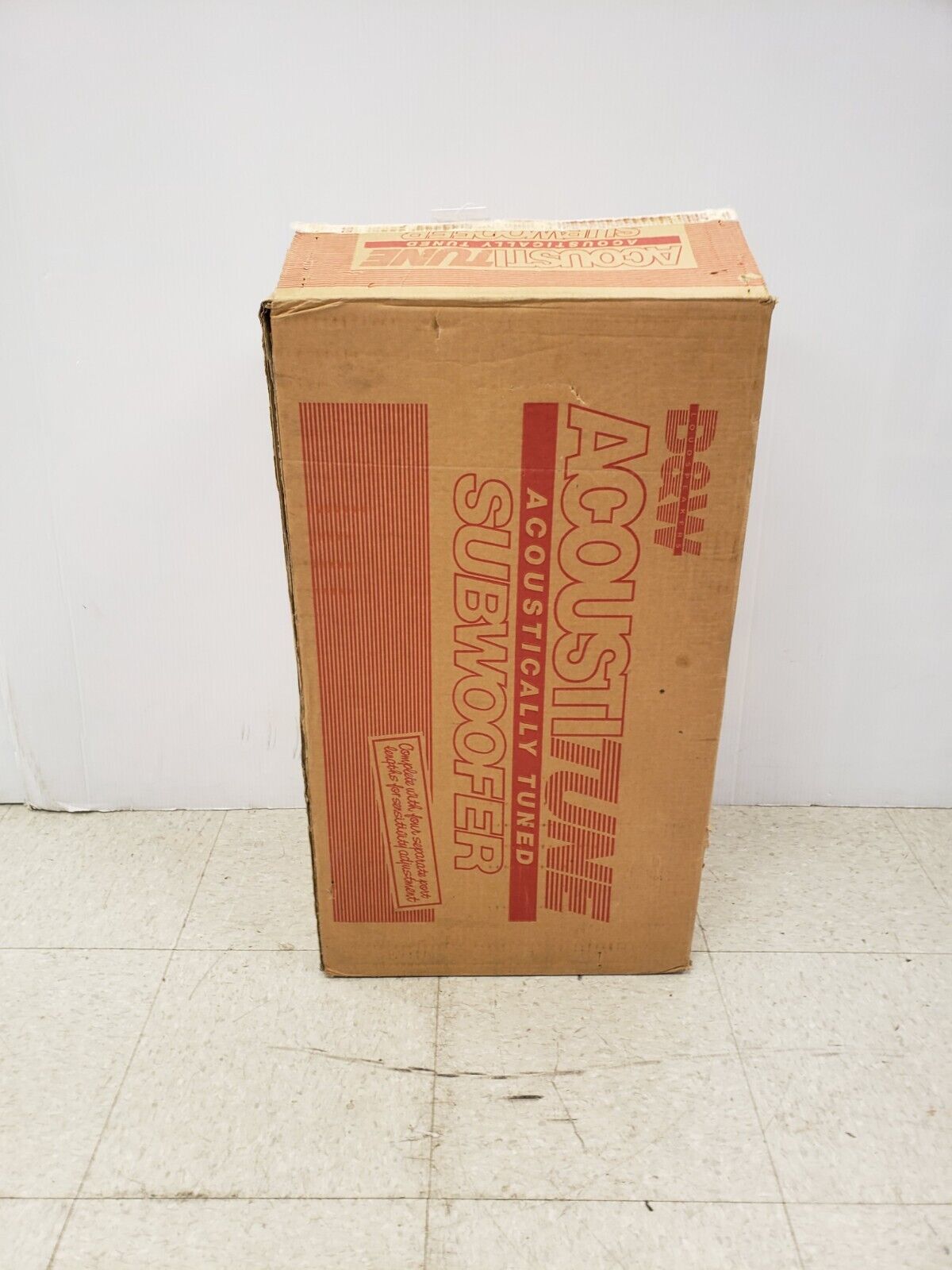 (61918-4) B&W Acoustic Tune Subwoofer