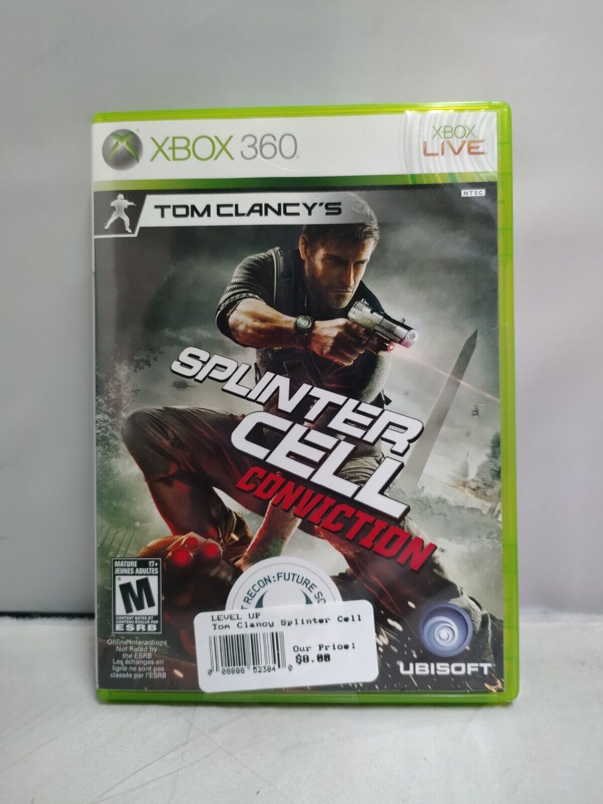 (LUP) Tom Clancy's Splinter Cell: Conviction (Microsoft Xbox 360, 2010)