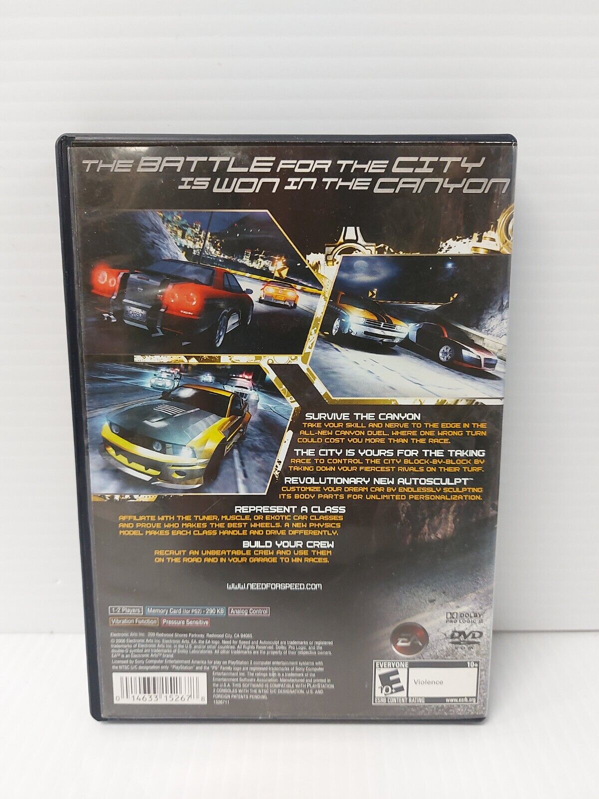 (NI-21985) PS2 Need For Speed Carbon