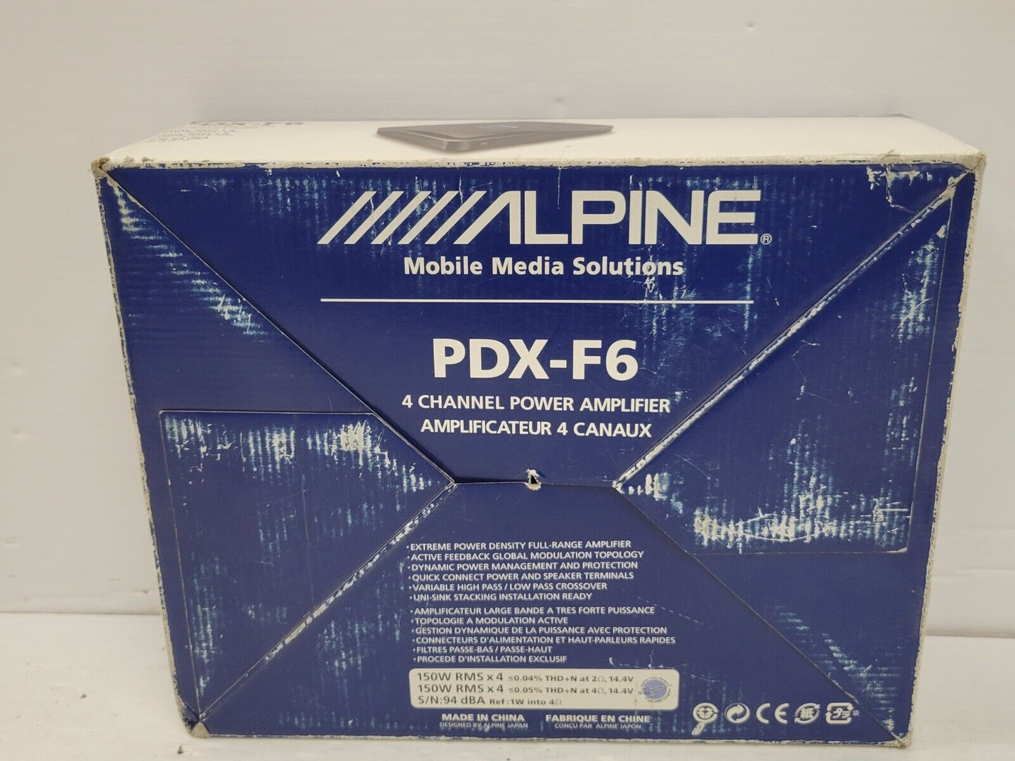 (65486-2) Alpine  PDX-F6 Car Amp