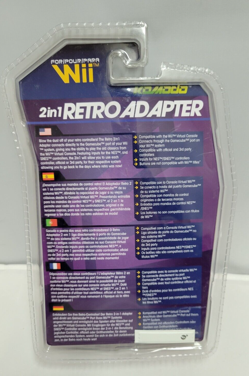 (LUP) WII 2in1 Retro Adapter