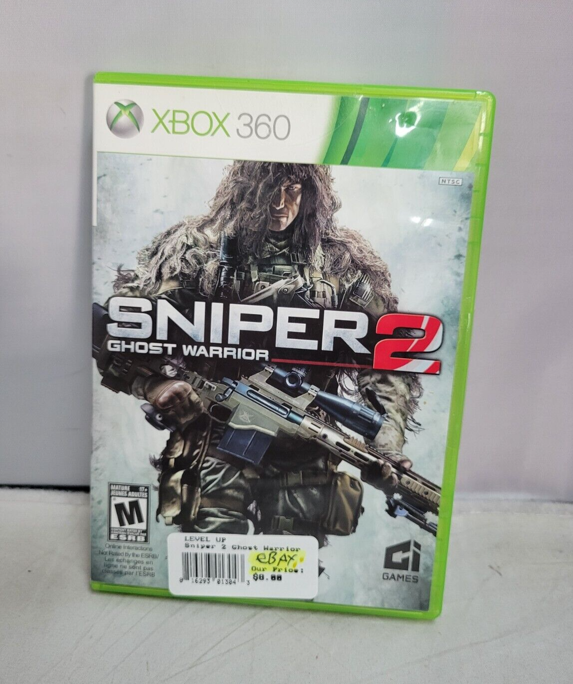 (LUP) Sniper: Ghost Warrior 2 (Microsoft Xbox 360, 2013)
