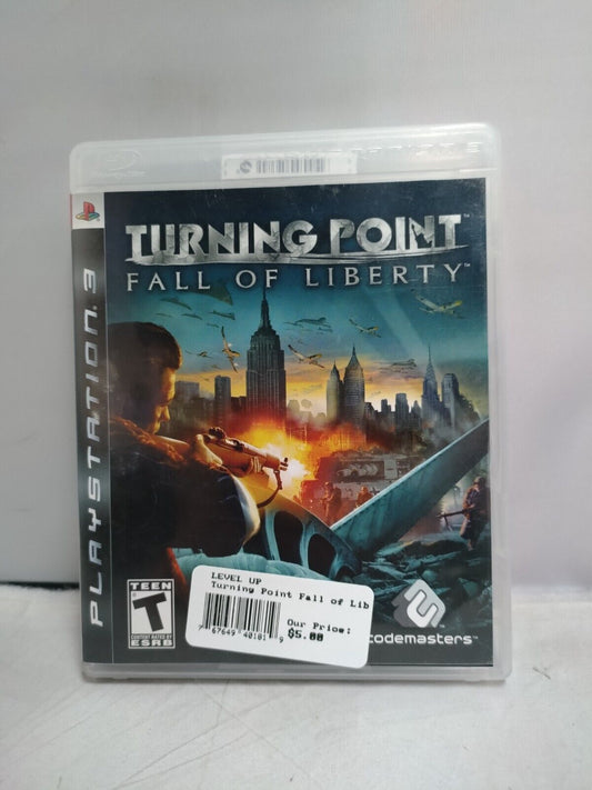 (LUP) Turning Point: Fall of Liberty (Sony PlayStation 3, 2008)