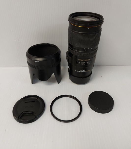 (NI-21299) Sigma 70-200mm 1:2.8 APO DG HSM Lens